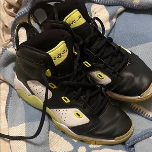 Kids Black and Yellow Sneakers